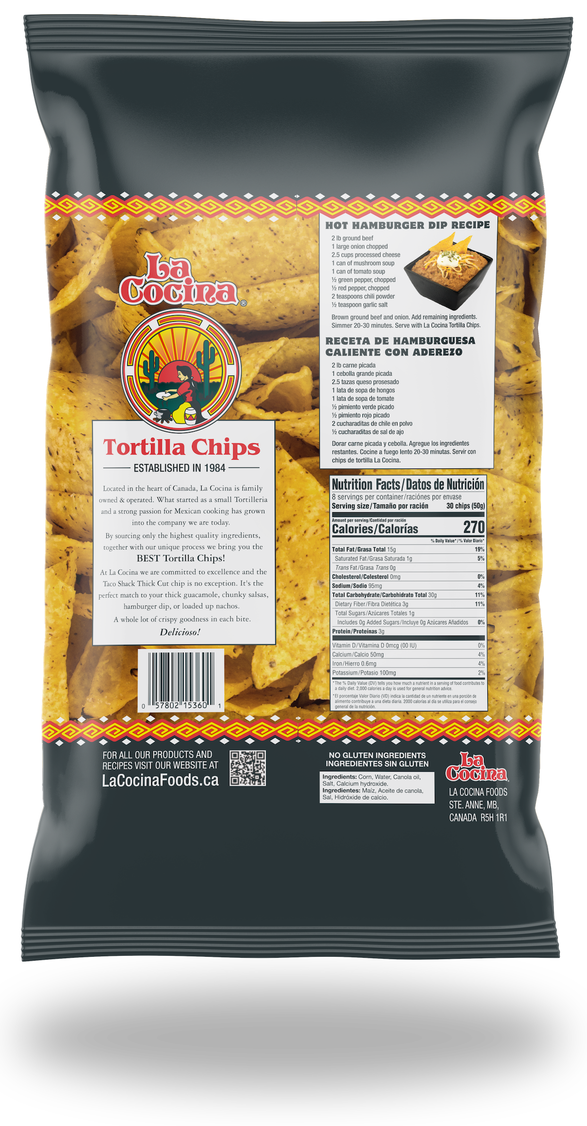 Back of the Thick Cut package